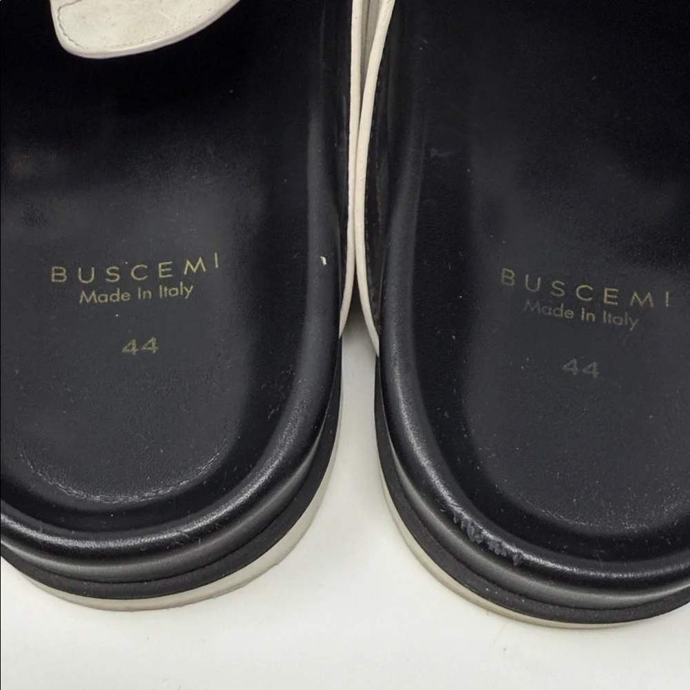 Buscemi White Slip-On Loafers